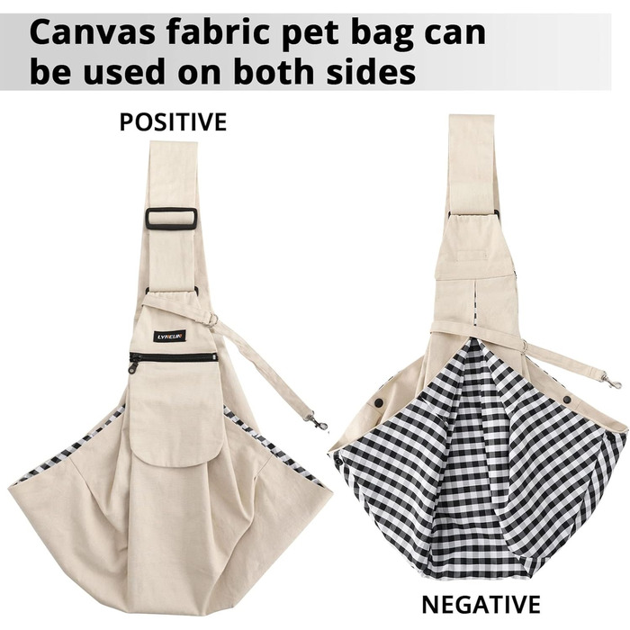 Транспортна сумка для собак та інших домашніх тварин Lyneun, регульована, дихаюча, для прогулянок та активного відпочинку (біла)