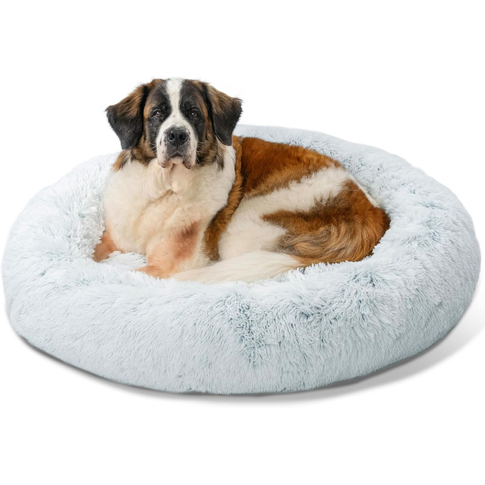 Круглий лежак для тварин Best Friends by Sheri Calming Donut - заспокійливий, 91 x 91 см, Frostgrau (Сірий)