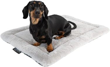Килимок для собак M, для алергіків (100% поліестер), неслизький - прання до 40°C з м'яким чохлом - лежанка для собак середніх порід