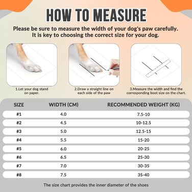 Чоботи для собак SlowTon, 2 шт., непромокаючі, антиковзні, з відбиваючим кріпленням, зимові, для снігу, для великих, середніх та маленьких собак, для спорту на відкритому повітрі, сірий (2 шт.), розмір 7 (Розмір 4: ширина 5.5 см, сірий (4 шт))