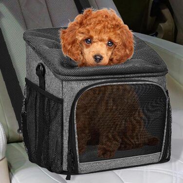 Фahrradsitz für Hunde – Дитяче сидіння для собак, дихаючий велосипедний кошик для собак, легка знімна сумка для транспортування під час походів та на відкритому повітрі