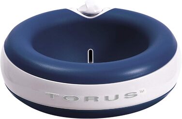 Автоматична поїлка Torus Pet Maxi для собак і котів, 2 л, синя, з фільтром, антимікробна, BPA-free, для дому і подорожей, не протікає