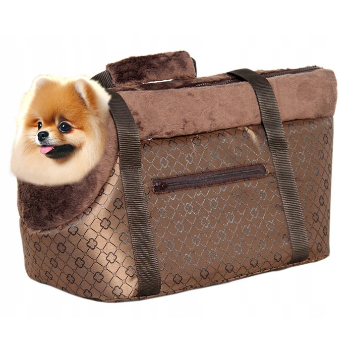 Хутряна сумка-переноска для собак: шпіц, чихуахуа, мальтіпу, мальтезе