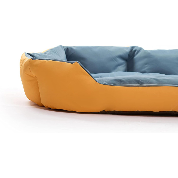 Килимок для собак та котів ESTEXO: м'яке ліжко-кошик з антиковзким покриттям, 65x50x20 см, бежевий