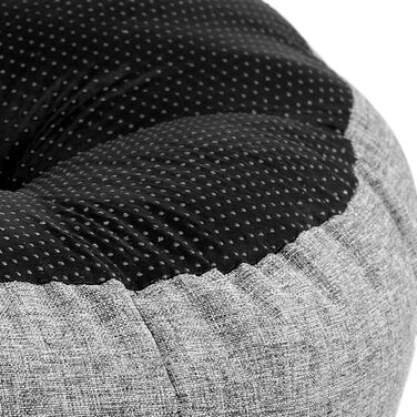 Гіркий лежак для собак середніх порід SuperKissen24 - водонепроникний лежак для котів - лежанка для собак з антикіготного матеріалу - антиалергенний та неслизький - лежанка для собак 60 x 14 см, сірий (XL)