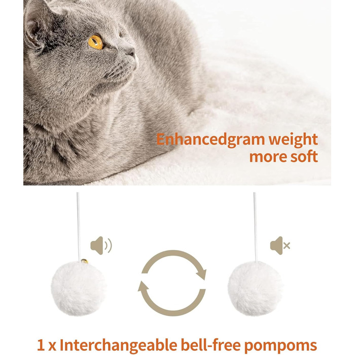 Котячий будиночок-колонна FourFurPets з сизалю, 67,8 см. Ідеально для кішок, велика платформа, три стовпчики для заточування кігтів, білий колір