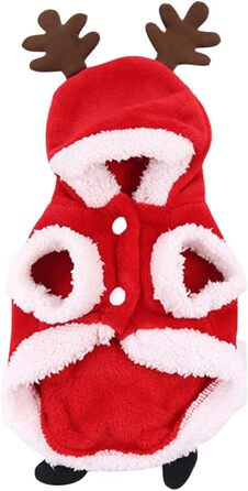 Костюм для собаки/кішки Holibanna на Новий рік: теплий зимовий костюм, тепла жилетка (S)