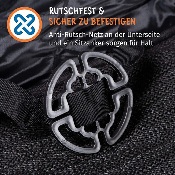 Преміум чохол для автокрісла для собак Floxik - Водонепроникний, миючий, міцний, підходить для будь-якого авто