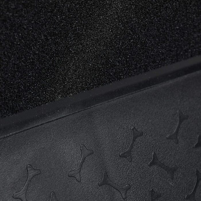 Рампа для собак Relaxdays, складна, антиковзка, для завантаження в багажник, до 90 кг, пластик, 156x40 см, чорна