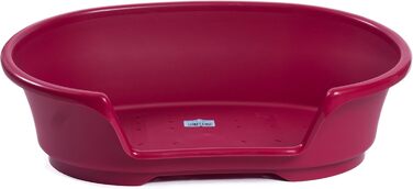 Пластикове ліжко Cosy-Air для собак, червоне, 65 см