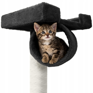 Когтеточка для котів TecTake, багатоколірна, 141 см, 3 рівні