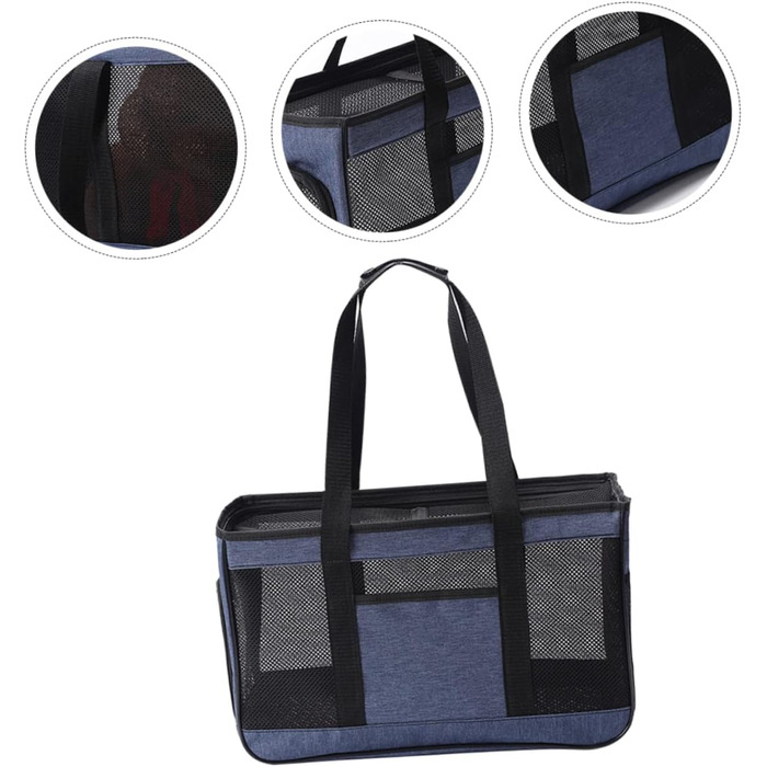 Транспортна сумка для кота/собаки Yardwe: дихаюча, з Oxford тканини, складана, з плечовим ремінцем