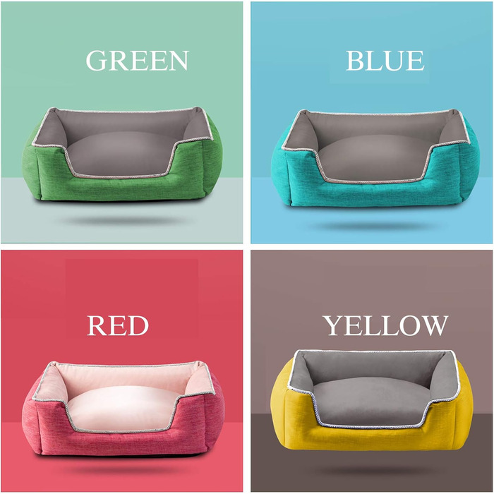 Ортопедичне ліжко для собак та котів PETCUTE, зелене, 50х40х17 см