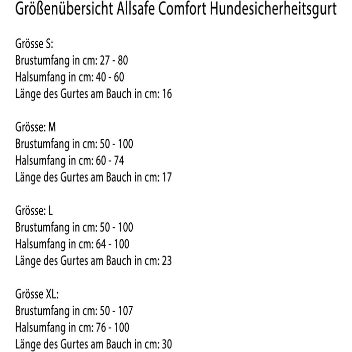 Ремінь безпеки для собак Kleinmetall 15390100, розмір S (L)