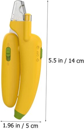 Тримач для когтів для собак та котів BESPORTBLE з LED-підсвічуванням: безпечний триммер для догляду за кігтями