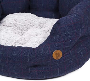 Крісло-ліжко для собак Petface Midnight Tweed, овальне, розмір M, для середніх порід