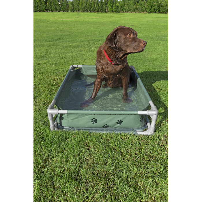 Басейн-лежак 2в1 для тварин Bestway 561RG (102x74x20 см)