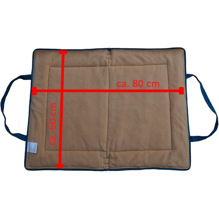 Портативна лежанка для собак Univok, килимок для собак, миється, блакитно-зелений колір