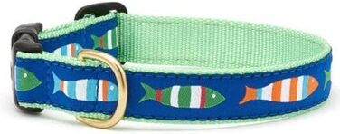 Нашийник для собак Up Country Fun-C-M Funky Fish, ширина 2,5 см, яскравий текстильний, розмір M