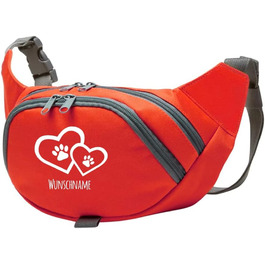 Персоналізована сумка для ласощів для собак з іменами та дизайном | Сумка для дресирування собак | Зелено-блакитний колір