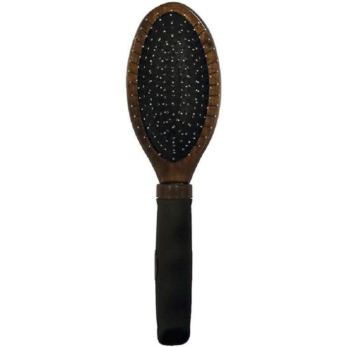 Щітка для собак Croci Barbershop з нержавіючою сталлю, для всіх типів шерсті, видаляє підшерсток та розплутує вузли