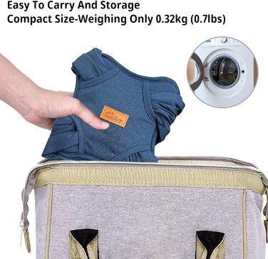 CUBY Сумка-переноска для собак, літня переноска для собак, рюкзак-переноска, регульована переноска для цуценят, 10LBS (Темно-синій)