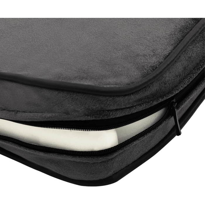 Софа для собак VidaXL 81x43x31 см, плюш, штучна шкіра, сірий колір