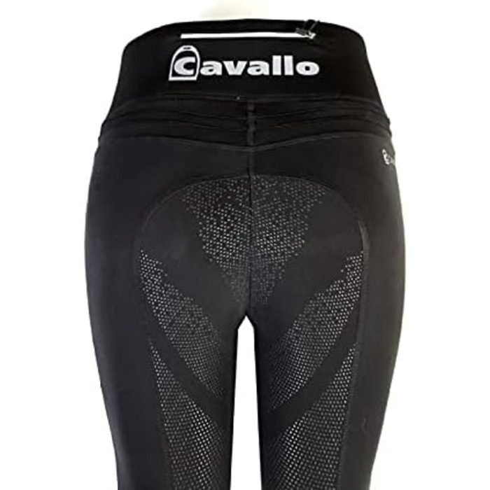 Вершникові штани Cavallo LIN Grip RL чорного кольору 2020, розмір 34, Noisette
