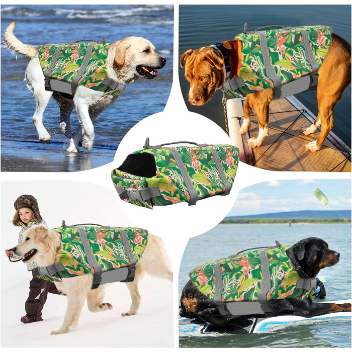 Рятувальний жилет для собак Schwiweste FainFun XL, водонепроникний, з регулюванням та ручкою для порятунку