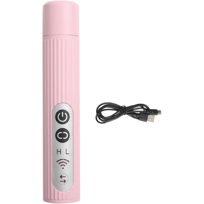 Шліфувальник для собачих кігтів | 3-ступеневий акумуляторний портативний LED | Шліфувальник кігтів для собак - для дорослих, сім'ї, друзів (рожевий)