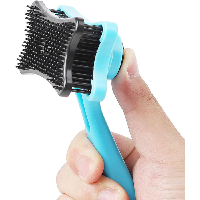 Гребінець для волосся Kamm: гребінець для кучерявого волосся, щітка для собак та котів, 12 x 7,5 см, зелений