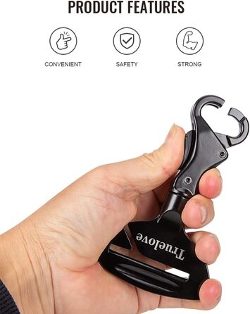 Автомобільний затискач для собак: надійний ремінь безпеки для собак та котів, чорний