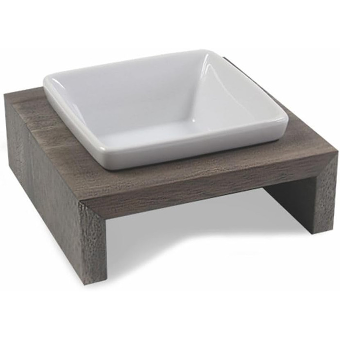 Replus Meshidai: годівниця для котів та собак, окрема миска, сірий колір, об'єм 0.2 л