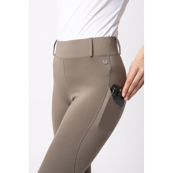 Легінси для верхової їзди HORZE Damen DEA, з повним сидінням та кишенею для телефону (32, Morel Brown)