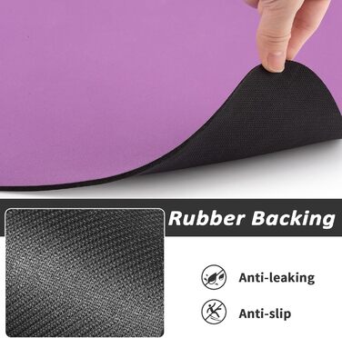 Килимок для годування домашніх тварин HotLive: вбираючий, для собак та котів, фіолетовий, 12'x19'