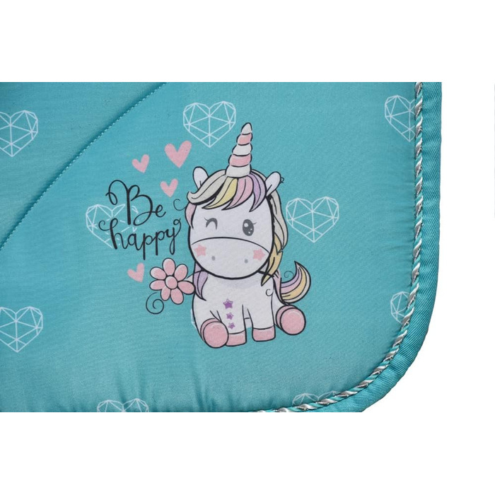 Підсіделка Rhinegold Unicorn для поні, колір аква