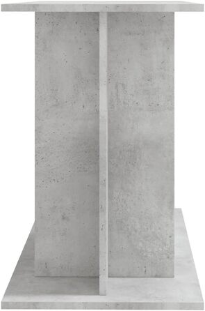 Тумба під акваріум Toshilian, бетонно-сіра, 100x40x60 см, ДСП