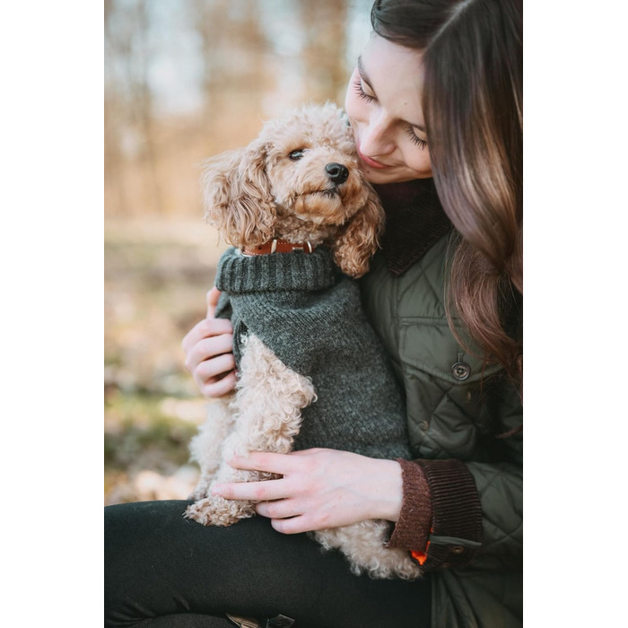 Hunter Hundepullover GENF - антрацитовий, розмір 50: теплий, м'який, з переробленого поліестеру