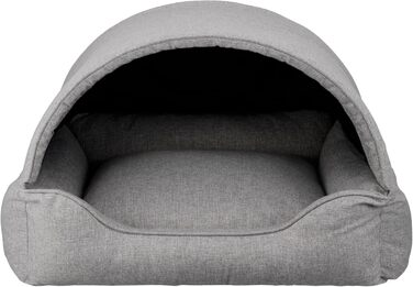 Ліжко для собак з будиночком - ідеальне місце для відпочинку вашого улюбленця! Зручне ліжко-будиночок для собак маленьких та середніх порід. Ліжко-печеринка, переноска, диван для собак. Знімна та пральна наволочка, стабільний каркас. Розмір: 82x58 см, кол