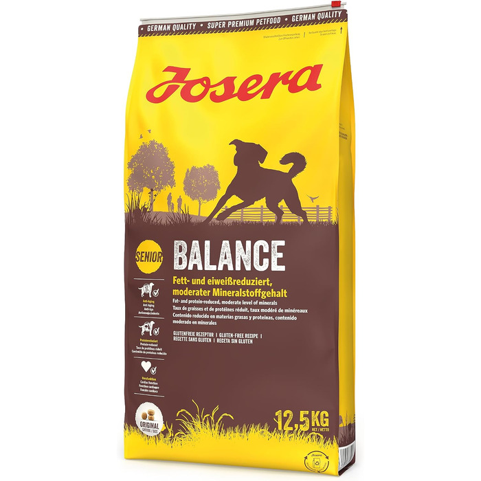 Сухий корм для дорослих собак старшого віку JOSERA Balance, 12.5 кг