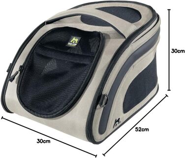 Транспортний бокс Maelson Snuggle Kennel 7152, антрацит - (Тана, 52 x 30 x 30 см)