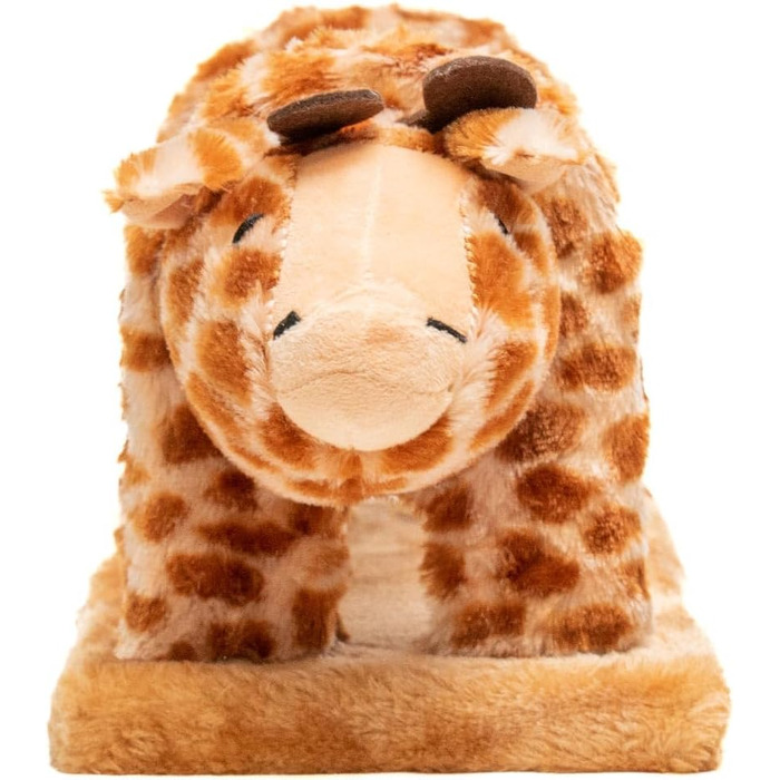 Дряпак для котів з сизалю та плюшу у формі панди, 56 x 18 x 18 см (Оранжевий)