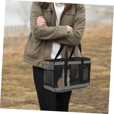 Транспортна сумка для котів Toddmomy - дихаюча, складана, для подорожей, легка та компактна