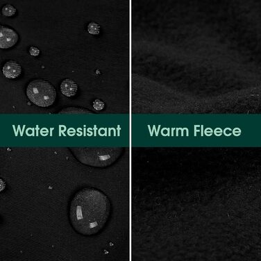 Теплий водонепроникний жилет для собак Kuoser, чорний, розмір M. Регульований, з відбиваючими елементами, для середніх собак.