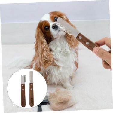 Щітка для вичісування підшерстка для собак та котів BESPORTBLE (2 шт.) - видалення підшерстка та втраченого волосся