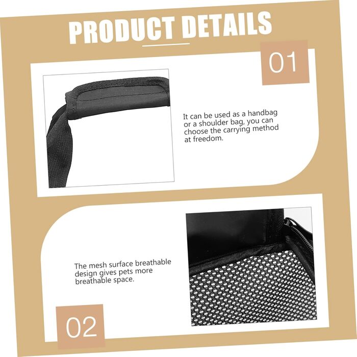 Транспортна сумка для котів Milisten, складана переноска для цуценят та дрібних тварин, дихаюча переноска для собак, аксесуари для тварин