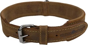 Нашийник для собак Greenburry Vintage з натуральної шкіри, 55 см, розмір M