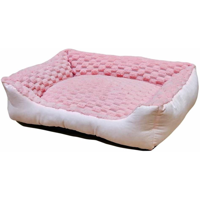 Ліжко для собак Nobby Komfortbett Classic Diamond, рожеве, розмір M (70 x 60 x 20 см)