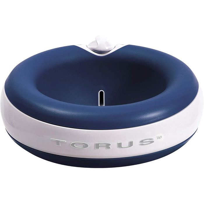 Автоматична поїлка Torus Pet Maxi для собак і котів, 2 л, синя, з фільтром, антимікробна, BPA-free, для дому і подорожей, не протікає