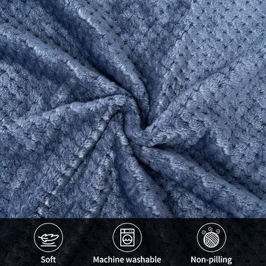 М'які ковдри для собак та котів SLSON, 70x100 см (фіолетовий, чорний, синій)